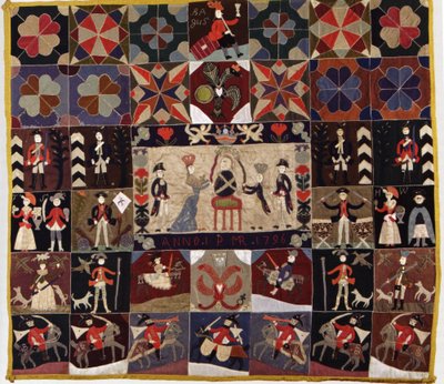 Fleckelteppich Depicting the Family by Unknown